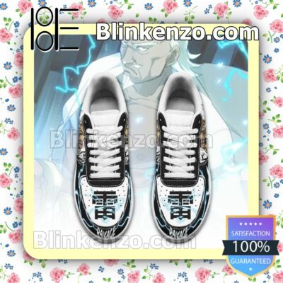 Raikage Naruto Anime Nike Air Force Sneakers a