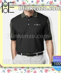 Ralph Lauren Luxury Brand Golf Outfit Black Custom Polo Shirt