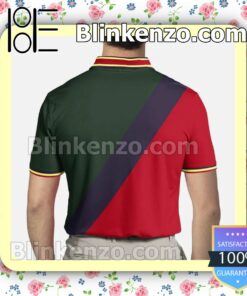 Ralph Lauren Mix Color Green Navy Red Custom Polo Shirt a