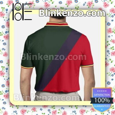 Ralph Lauren Mix Color Green Navy Red Custom Polo Shirt a
