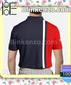 Ralph Lauren Mix Color Navy And Red Custom Polo Shirt a
