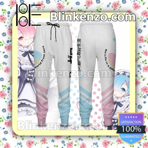 Ram Rem Anime Re Life In A Different World From Zero Gift For Family Joggers a