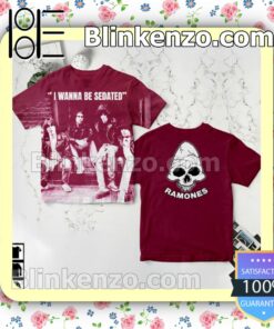 Ramones I Wanna Be Sedated Single Full Print Shirts