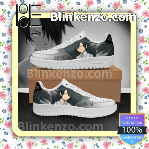Ray The Promised Neverland Anime Nike Air Force Sneakers