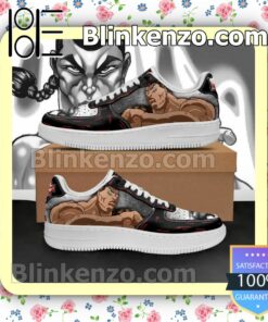 Retsu Kaio Baki Anime Nike Air Force Sneakers
