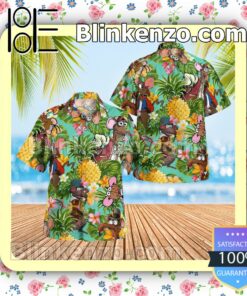 Rizzo The Rat The Muppet Tropical Pineapple Beach Shirt