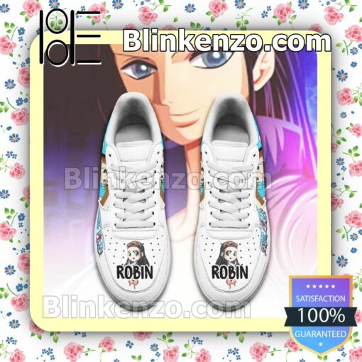 Robin One Piece Anime Nike Air Force Sneakers a