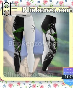 Roronoa Zoro One Piece Anime Black And White Workout Leggings a