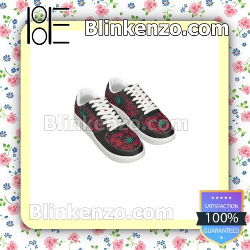 Rose in The Weed Cannabis Weed Mens Air Force Sneakers c