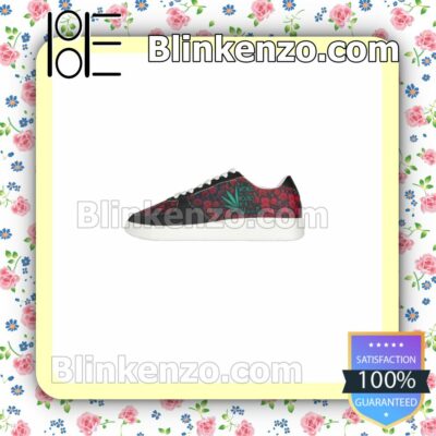Rose in The Weed Cannabis Weed Mens Air Force Sneakers x