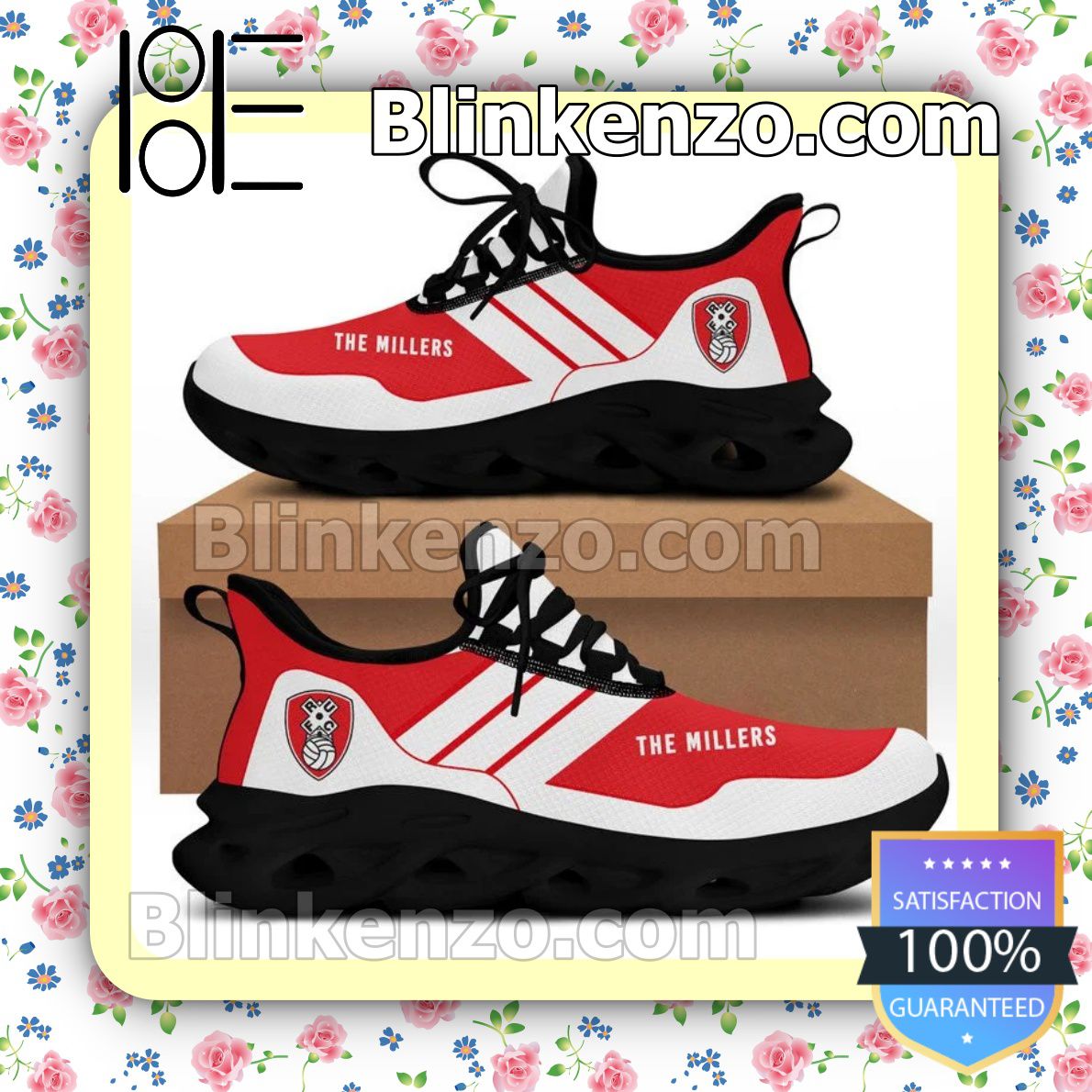 Drop Shipping Rotherham United FC The Millers Men Running Shoes