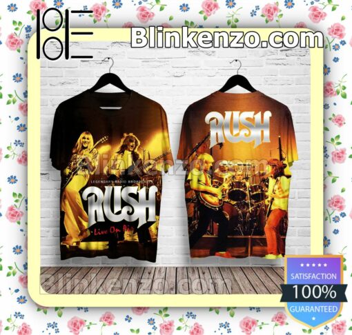 Rush Live On Air The Legendary Radio Broadcast Custom Shirt