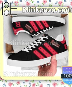 Gorgeous Rutgers Scarlet Knights Logo Print Low Top Shoes