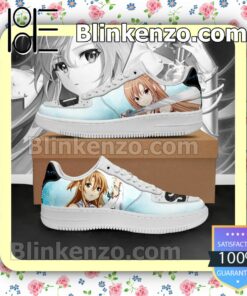 SAO Asuna Yuuki Sword Art Online Anime Nike Air Force Sneakers