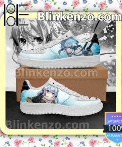 SAO Shino Asada Sword Art Online Anime Nike Air Force Sneakers