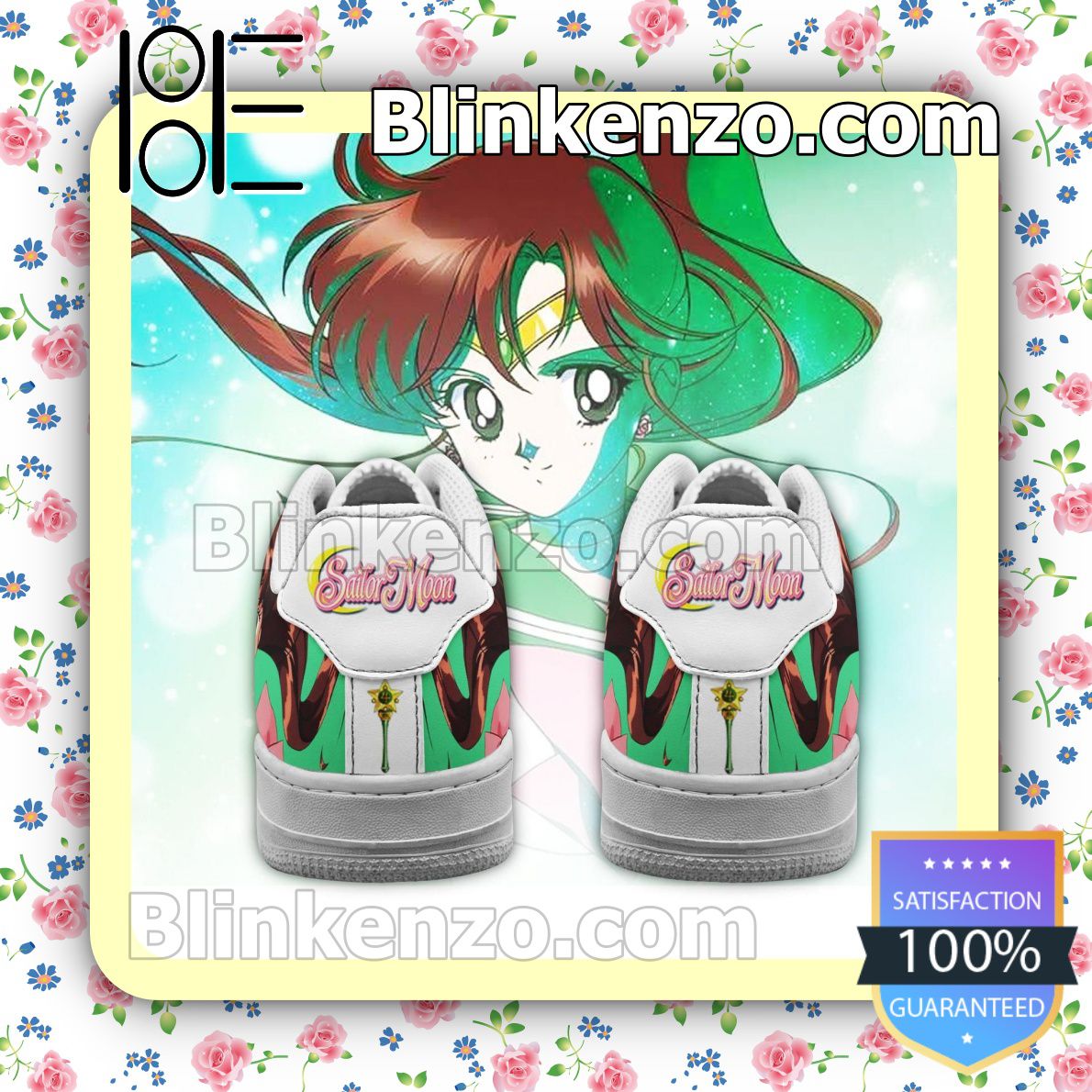 Very Good Quality Sailor Jupiter Sailor Moon Anime Nike Air Force Sneakers