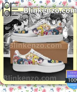 Sailor Moon Team Anime Nike Air Force Sneakers