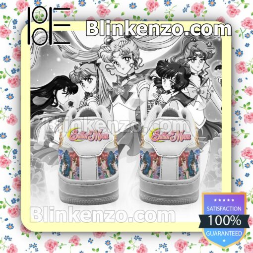 Sailor Moon Team Anime Nike Air Force Sneakers b