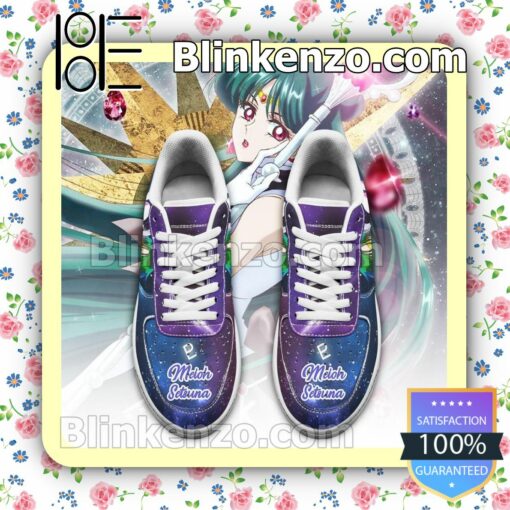 Sailor Pluto Sailor Moon Anime Nike Air Force Sneakers a