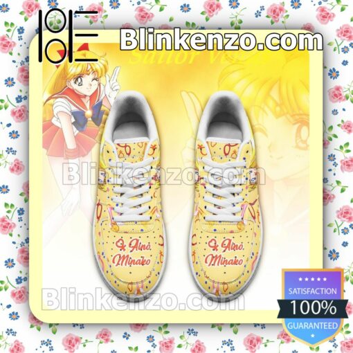 Sailor Venus Sailor Moon Anime Nike Air Force Sneakers a