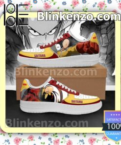 Saitama One Punch Man Anime Nike Air Force Sneakers