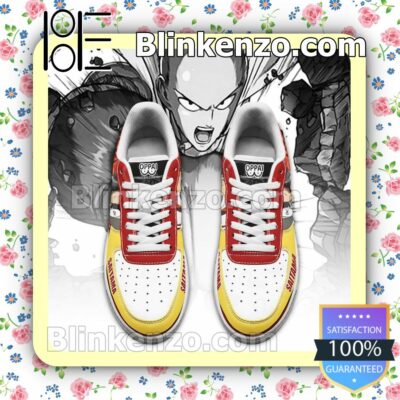 Saitama One Punch Man Anime Nike Air Force Sneakers a