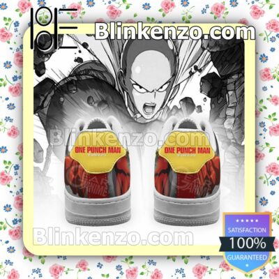 Saitama One Punch Man Anime Nike Air Force Sneakers b