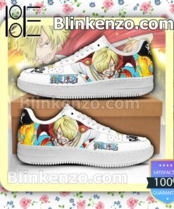 Sanji One Piece Anime Nike Air Force Sneakers