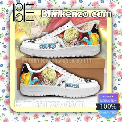 Sanji One Piece Anime Nike Air Force Sneakers