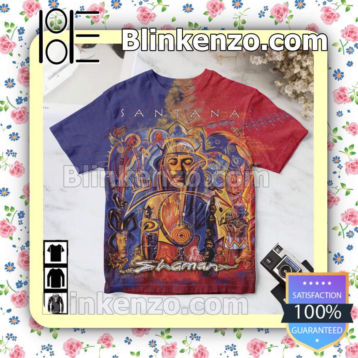 Santana Shaman Album Custom Shirt