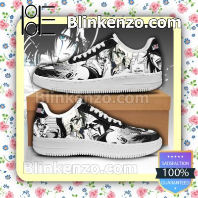 Schiffer Ulquiorra Bleach Anime Nike Air Force Sneakers