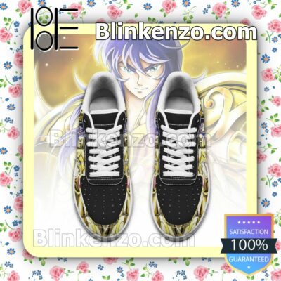 Scorpio Milo Uniform Saint Seiya Anime Nike Air Force Sneakers a
