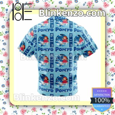 Sea Creatures Ponyo Studio Ghibli Summer Beach Vacation Shirt a