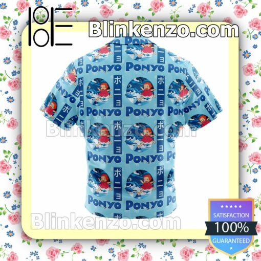 Sea Creatures Ponyo Studio Ghibli Summer Beach Vacation Shirt a