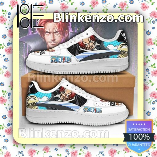 Shank One Piece Anime Nike Air Force Sneakers