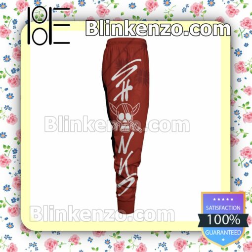 Shanks One Piece Anime Black And Red Gift For Family Joggers c