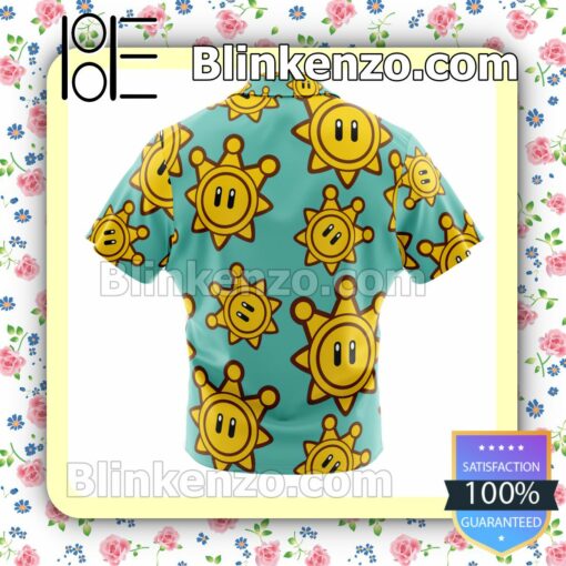 Shine Sprite Super Mario Sunshine Summer Beach Vacation Shirt a