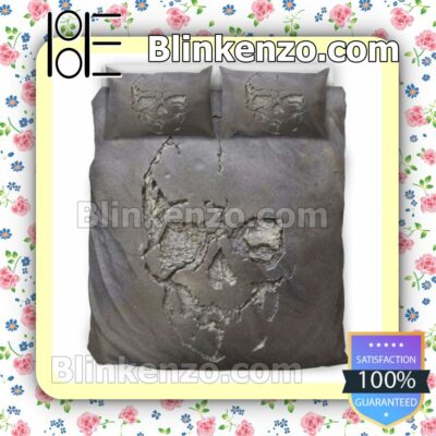Skull Crack Fitted Sheet and Pillowcases c