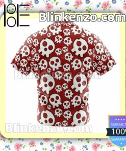 Skull Emblem Fire Force Summer Beach Vacation Shirt b