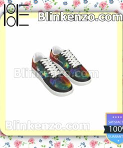 Smoking Heartbeat Cannabis Weed Mens Air Force Sneakers c