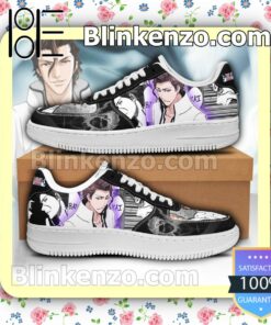 Sosuke Aizen Bleach Anime Nike Air Force Sneakers