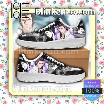 Sosuke Aizen Bleach Anime Nike Air Force Sneakers