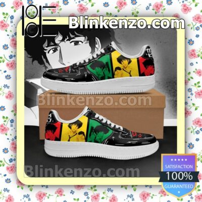 Spike Spiegel Cowboy Bebop Anime Nike Air Force Sneakers