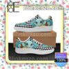 Squirtle Checkerboard Pokemon Nike Air Force Sneakers