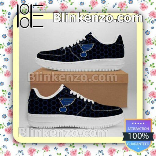 St. Louis Blues NHL Nike Air Force Sneakers