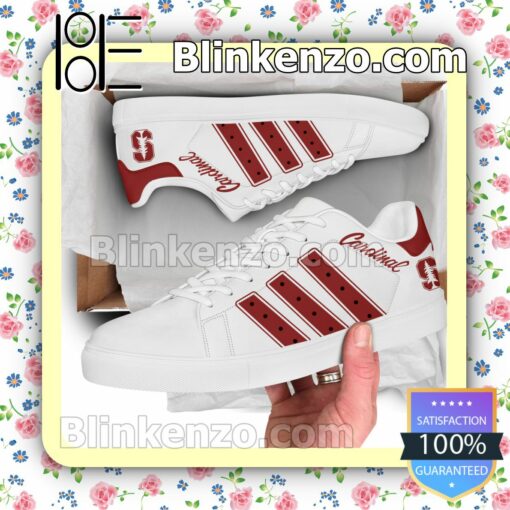 Limited Edition Stanford Cardinal Logo Print Low Top Shoes