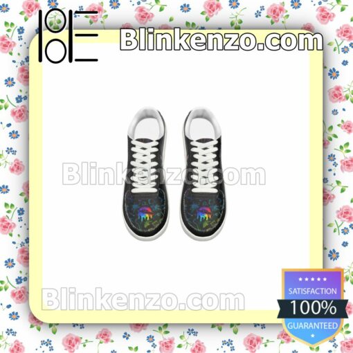 Stoner Chick Colorful Cannabis Weed Mens Air Force Sneakers a