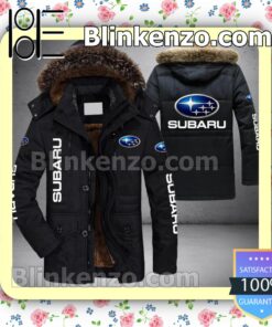 Subaru Logo Men Puffer Jacket