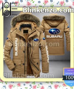 Subaru Logo Men Puffer Jacket b