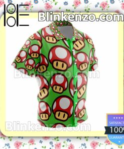 Super Mushroom Super Mario Summer Beach Vacation Shirt a